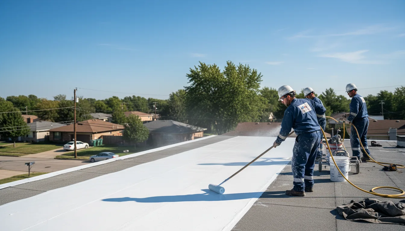 Commercial roof coating in Oliveburg, PA near me